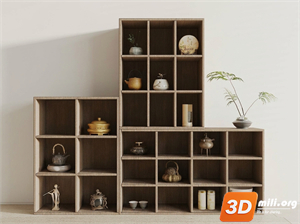Tea Set 3D Model